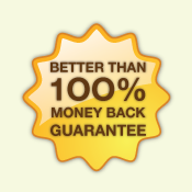 100% Money Back Guarantee