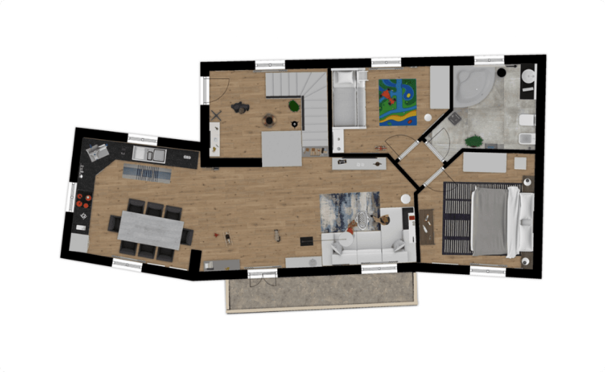full color floorplan example in carousel 01