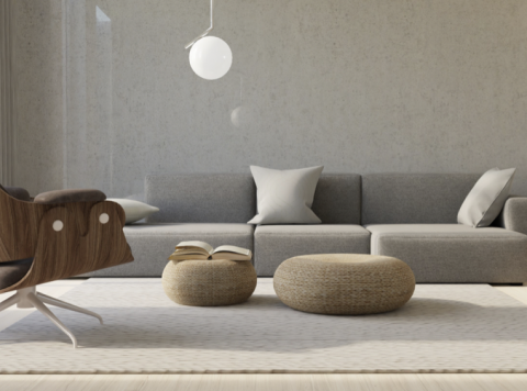 Interior design 3D visualization created with Floorplanner